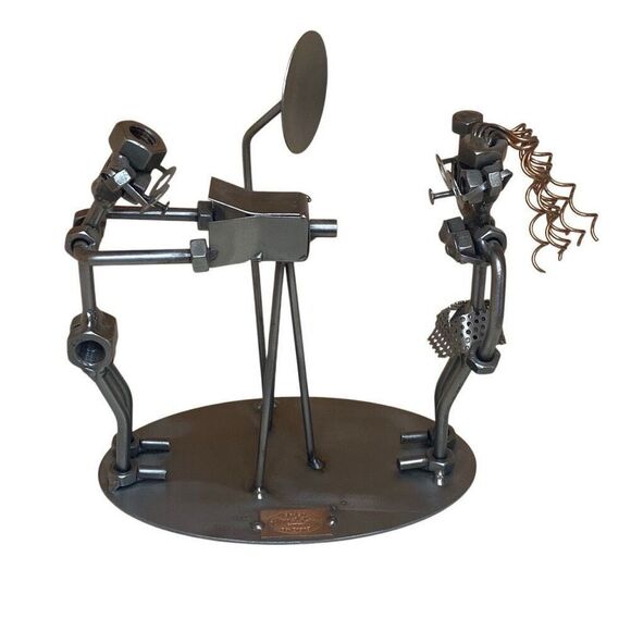 Photography Sculpture Model Metal Art Hinz & Kunst Germany Almost Naughty - Picture 1 of 10